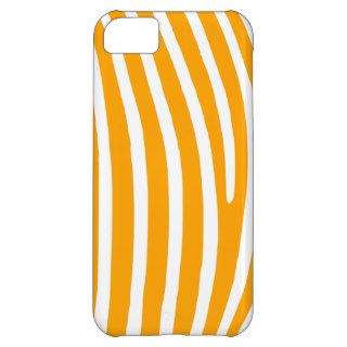 Orange Zebra Stripes Case For iPhone 5C