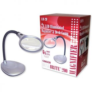 DeskBrite 200 Lighted Magnifier and Desk Lamp   13in