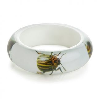 Rara Avis by Iris Apfel Resin "Bug" Bangle Bracelet