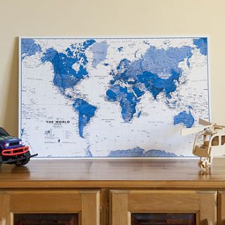 'the world is art' map picture by maps international