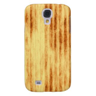 Brown Claw Marks on Yellow Samsung Galaxy S4 Covers