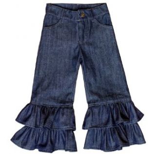 Persnickety Double Ruffle Jeans Denim (2T) Clothing