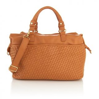 co lab by Christopher Kon Large Woven Satchel