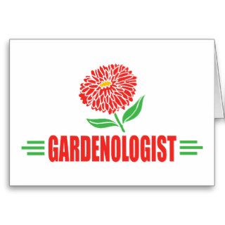 Humorous Flower Gardening Greeting Cards