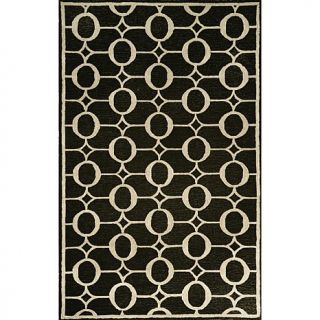 Liora Manné Arabesque Area Rug   Black