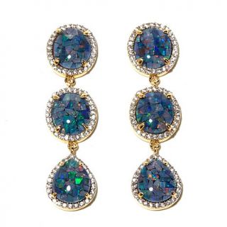 Rarities Fine Jewelry with Carol Brodie Opal Triplet and Zircon 3 Stone Vermei