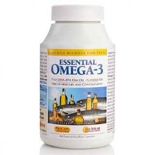 Andrew Lessman Essential Omega 3   No Fishy Taste   Orange   360 Capsules