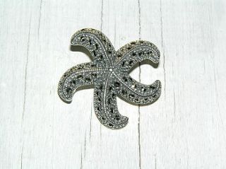 marcasite starfish brooch/pendant by heirlooms ever after