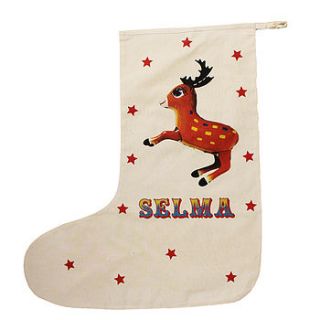 circus inspired christmas stocking by rocket and bear