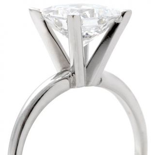 Absolute 14K Princess Cut 4 Prong Solitaire Ring   2ct