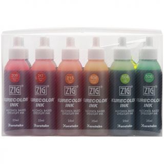 Zig Kurecolor Marker Refill Ink 25ml Bottles 12 pack   Brilliant Colors