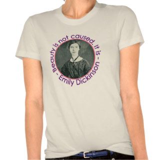Emily Dickinson Portrait With Quote Shirt