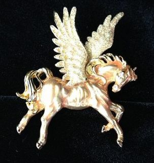 vintage pegasus brooch by iamia