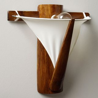 Contemporary Natural Bahama Wall Sconce (Colombia) Sconces & Vanities