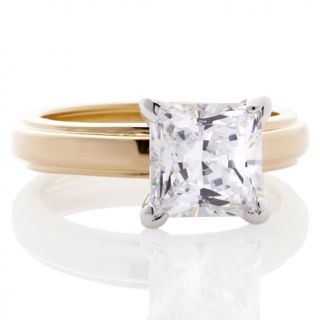 Absolute Princess Cut Step Edge Solitaire Ring   3ct