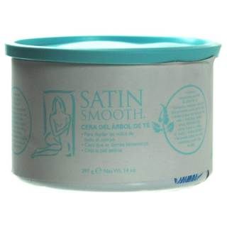 Satin Smooth Tea Tree 14 ounce Wax Satin Smooth Body Hair Removal