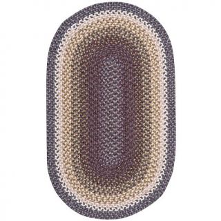 Andrea Stark Home Collection Oval Braided Rug   2'3" x 3'9"
