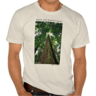 save the rainforest t shirts