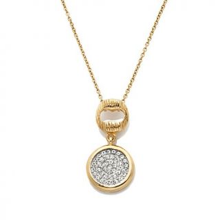 Emma Skye Jewelry Designs 2 Tone Round Disc 16" Necklace