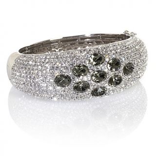 AKKAD "Che Bellissima" Crystal Hinged Bangle Bracelet