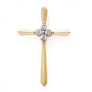 Michael Anthony Jewelry® 10K "Cross" Diamond Pendant