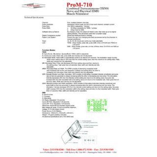 ProMed Specialties Tens / EMS Digital Combination Unit 10 Modes Kit