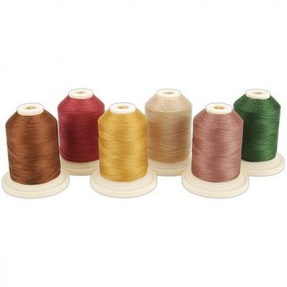 A&E Thimbleberries Cotton Thread 6 Spools   Warm & C