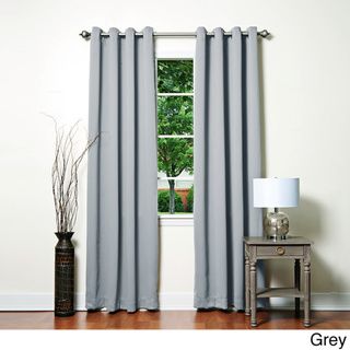 Grommet Top Thermal Insulated 84 inch Blackout Curtain Panel Pair Curtains