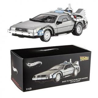 Back to the Future DeLorean with Mr. Fusion Hot Wheels Elite 143 Scale Vehicle