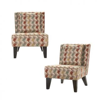Pair of Celia Chairs/Pillow   Clover Aegean