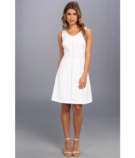 Marc New York by Andrew Marc Sleeveless A Line Dress MD4X5274 White