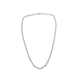Michael Anthony Jewelry® Stainless Steel 24" Ribbed Cable Chain Necklace