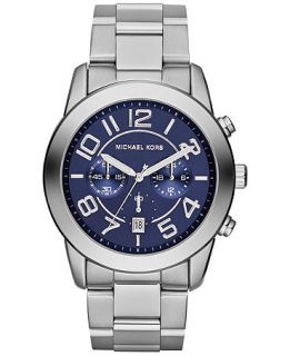 Michael Kors Mens Chronograph Mercer Stainless Steel Bracelet Watch 45mm MK8329   Watches   Jewelry & Watches