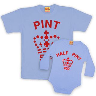 pint twinset with babygrow by twisted twee
