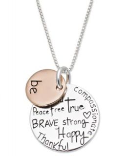 Inspirational Sterling Silver Necklace, Crystal Family Tree Pendant   Necklaces   Jewelry & Watches