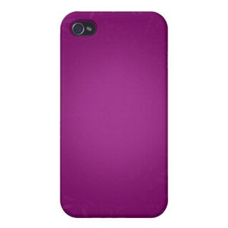 Awesome purple floral valentine gift case for iPhone 4