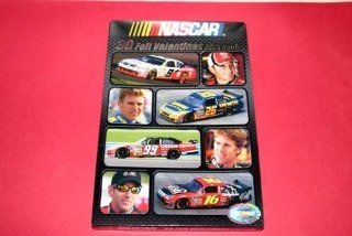 Box of 30 Nascar Foil Valentines Cards with Seals/Stickers  Greeting Cards 