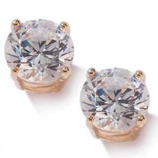 Absolute Round 4 Prong Stud Earrings