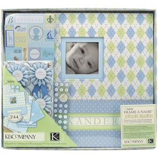 K & Company Little House Baby Boy Boxed Scrapbook Kit