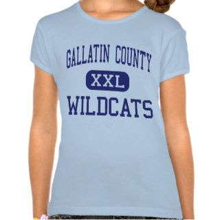 Gallatin County   Wildcats   High   Warsaw Tee Shirt
