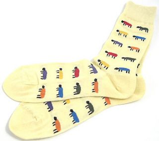 bright sheep socks by penny lindop designs