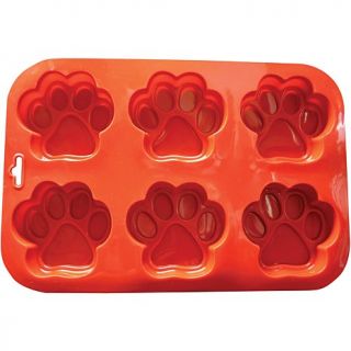 K9 Cakery Silicone Paw Pan 9" x 13"   6 Cavity 1" x 4"