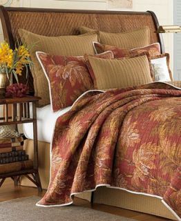 CLOSEOUT Tommy Bahama Home Orange Cay King Quilt   Quilts & Bedspreads   Bed & Bath
