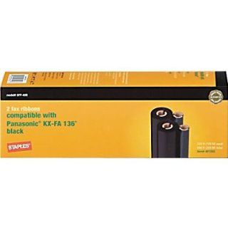 2 Fax Ribbons Compatible with Panasonic KX FA 136 Black Electronics
