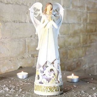 fretwork and mosaic angel ornament by lisa angel homeware and gifts