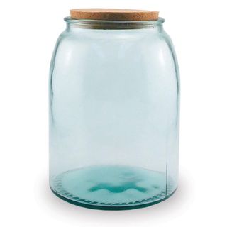 Recycled Glass Bottles Wide Mouth Jar Storage Jars