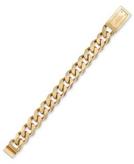 Michael Kors Gold Tone Chain Link Plaque Bracelet   Fashion Jewelry   Jewelry & Watches