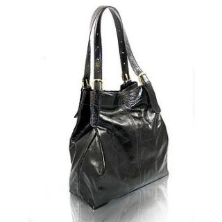 leather shopper handbag by madison belts