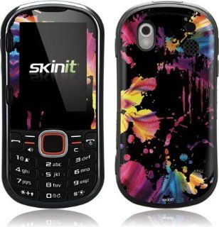 Abstract Art   Chromatic Splatter Black   Samsung Intensity II SCH U460   Skinit Skin Cell Phones & Accessories