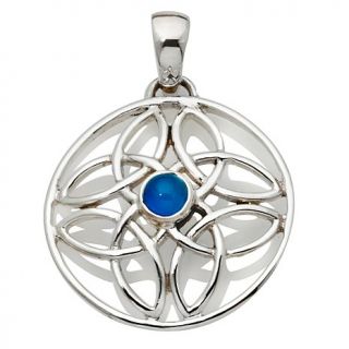 Sajen Silver by Marianna and Richard Jacobs Moonstone Celtic Pendant